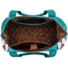 image:imageWrangler Duffel Bag for Women Large Travel Weekender Bag Designer Cactus Print Carry On BagsCanvas CottonAztec Turquoise