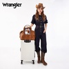 image:imageWrangler Duffel Bag for Women Large Travel Weekender Bag Designer Cactus Print Carry On BagsCanvas CottonBrown