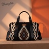image:imageWrangler Duffel Bag for Women Large Travel Weekender Bag Designer Cactus Print Carry On BagsTapestryBlack