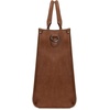 image:imageWrangler Laptop Tote Bag for Women 156 Inch Large Leather Work Bag with Cup Holder Vintage Computer Bags Briefcase HandbagBrown