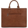 image:imageWrangler Laptop Tote Bag for Women 156 Inch Large Leather Work Bag with Cup Holder Vintage Computer Bags Briefcase HandbagLeopard