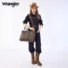image:imageWrangler Laptop Tote Bag for Women 156 Inch Large Leather Work Bag with Cup Holder Vintage Computer Bags Briefcase HandbagLeopardcoffee