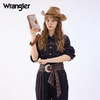 image:imageWrangler Wristlet Wallets for Women Lace Floral Tooled Clutch Purse RFID Blocking Wallet Credit Card HolderBrown