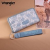 image:imageWrangler Wristlet Wallets for Women Lace Floral Tooled Clutch Purse RFID Blocking Wallet Credit Card HolderJean