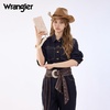 image:imageWrangler Wristlet Wallets for Women Lace Floral Tooled Clutch Purse RFID Blocking Wallet Credit Card HolderTan