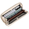 image:imageWrangler Wristlet Wallets for Women Lace Floral Tooled Clutch Purse RFID Blocking Wallet Credit Card HolderTan