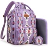image:imageMontana West Wrangler Diaper Bag Backpack Aztec Callie Bag Travel Backpack Purses Western MultiFunction Baby Bags for MomPurple