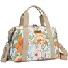 image:imageWrangler Duffel Bag for Women Large Travel Weekender Bag Designer Cactus Print Carry On BagsCanvas CottonFlower