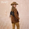 image:imageWrangler Western Shoulder Bag for Women Flap Crossbody Purse with Whipstitch Detail amp FringeVintage Cowgirl HandbagAblack