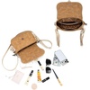 image:imageWrangler Western Shoulder Bag for Women Flap Crossbody Purse with Whipstitch Detail amp FringeVintage Cowgirl HandbagAbrown