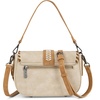 image:imageWrangler Western Shoulder Bag for Women Flap Crossbody Purse with Whipstitch Detail amp FringeVintage Cowgirl HandbagAtan