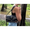 image:imageWrangler Western Shoulder Bag for Women Flap Crossbody Purse with Whipstitch Detail amp FringeVintage Cowgirl HandbagBblack