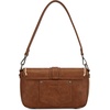 image:imageWrangler Western Shoulder Bag for Women Flap Crossbody Purse with Whipstitch Detail amp FringeVintage Cowgirl HandbagBbrown