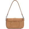 image:imageWrangler Western Shoulder Bag for Women Flap Crossbody Purse with Whipstitch Detail amp FringeVintage Cowgirl HandbagBkhaki