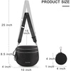 image:imageMontana West Bum Bag Nylon Crossbody Bags Mom Purse with with Coin PurseBlack