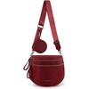 image:imageMontana West Bum Bag Nylon Crossbody Bags Mom Purse with with Coin PurseBurgundy