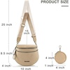 image:imageMontana West Bum Bag Nylon Crossbody Bags Mom Purse with with Coin PurseKhaki