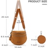 image:imageMontana West Bum Bag Nylon Crossbody Bags Mom Purse with with Coin PurseLight Brown