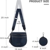 image:imageMontana West Bum Bag Nylon Crossbody Bags Mom Purse with with Coin PurseNavy Blue
