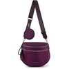 image:imageMontana West Bum Bag Nylon Crossbody Bags Mom Purse with with Coin PursePurple
