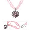 image:imageMontana West Rustic Coutures Jewelry for Women Western Turquoise Pendant NecklaceSilver Pink