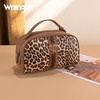 image:imageMontana West X Wrangler Makeup Bag Travel Cosmetic Bag Western Toiletry Bag for Women Small Make Up Pouch Organizer for Toiletries Accessories Portable Travel EssentialsWGHB145190KHSleopard brown