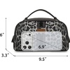 image:imageMontana West X Wrangler Makeup Bag Travel Cosmetic Bag Western Toiletry Bag for Women Small Make Up Pouch Organizer for Toiletries Accessories Portable Travel EssentialsWGHB145190KHSleopard black