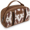 image:imageMontana West X Wrangler Makeup Bag Travel Cosmetic Bag Western Toiletry Bag for Women Small Make Up Pouch Organizer for Toiletries Accessories Portable Travel EssentialsWGHB145190KHDlight coffee