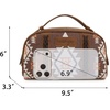 image:imageMontana West X Wrangler Makeup Bag Travel Cosmetic Bag Western Toiletry Bag for Women Small Make Up Pouch Organizer for Toiletries Accessories Portable Travel EssentialsWGHB145190KHDcoffee