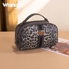 image:imageMontana West X Wrangler Makeup Bag Travel Cosmetic Bag Western Toiletry Bag for Women Small Make Up Pouch Organizer for Toiletries Accessories Portable Travel EssentialsWGHB145190KHSleopard black