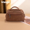 image:imageMontana West X Wrangler Makeup Bag Travel Cosmetic Bag Western Toiletry Bag for Women Small Make Up Pouch Organizer for Toiletries Accessories Portable Travel EssentialsWGHB145190KHDred