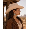 image:imageRustic Coutures Western Concho Country Earrings for Women RCACER132SLTQ