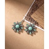 image:imageRustic Coutures Western Concho Country Earrings for Women RCACER132SLTQ