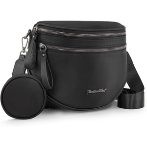 image:imageMontana West Bum Bag Nylon Crossbody Bags Mom Purse with with Coin PurseBlack