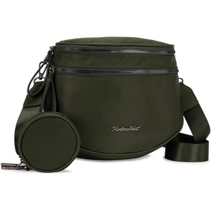 image:imageMontana West Bum Bag Nylon Crossbody Bags Mom Purse with with Coin PurseOlive Green
