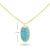 image:imageMontana West Wrangler Couture Turquoise Jewelry for Women Western Jewelry Pendant Necklace Cowgirl Vintage Western NecklaceOval Gold Green