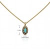 image:imageMontana West Wrangler Couture Turquoise Jewelry for Women Western Jewelry Pendant Necklace Cowgirl Vintage Western NecklaceRound Gold Green