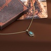 image:imageMontana West Wrangler Couture Turquoise Jewelry for Women Western Jewelry Pendant Necklace Cowgirl Vintage Western NecklaceRound Gold Green