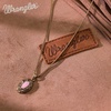 image:imageMontana West Wrangler Couture Turquoise Jewelry for Women Western Jewelry Pendant Necklace Cowgirl Vintage Western NecklaceRound Gold Pink
