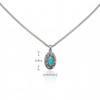 image:imageMontana West Wrangler Couture Turquoise Jewelry for Women Western Jewelry Pendant Necklace Cowgirl Vintage Western NecklaceRound Silver Green