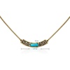 image:imageMontana West Wrangler Couture Turquoise Jewelry for Women Western Jewelry Pendant Necklace Cowgirl Vintage Western NecklaceSqure Gold Green