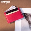 image:imageMontana West X Wrangler Credit Card Holder for Women Cow Print Rfid Blocking Slim Thin Credit Card Wallet Small Credit Card Organizer for Ladies FemaleGracefulHotPink