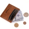 image:imageMontana West X Wrangler Credit Card Holder for Women Cow Print Rfid Blocking Slim Thin Credit Card Wallet Small Credit Card Organizer for Ladies FemaleGracefulBrown