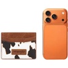 image:imageMontana West X Wrangler Credit Card Holder for Women Cow Print Rfid Blocking Slim Thin Credit Card Wallet Small Credit Card Organizer for Ladies FemaleCOW Brown