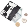 image:imageMontana West X Wrangler Credit Card Holder for Women Cow Print Rfid Blocking Slim Thin Credit Card Wallet Small Credit Card Organizer for Ladies FemaleCOW Black