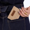 image:imageMontana West X Wrangler Credit Card Holder for Women Cow Print Rfid Blocking Slim Thin Credit Card Wallet Small Credit Card Organizer for Ladies FemaleVintageTan