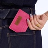 image:imageMontana West X Wrangler Credit Card Holder for Women Cow Print Rfid Blocking Slim Thin Credit Card Wallet Small Credit Card Organizer for Ladies FemaleVintageHot Pink