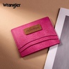 image:imageMontana West X Wrangler Credit Card Holder for Women Cow Print Rfid Blocking Slim Thin Credit Card Wallet Small Credit Card Organizer for Ladies FemaleVintageHot Pink