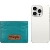 image:imageMontana West X Wrangler Credit Card Holder for Women Cow Print Rfid Blocking Slim Thin Credit Card Wallet Small Credit Card Organizer for Ladies FemaleGracefulTurquoise