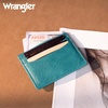 image:imageMontana West X Wrangler Credit Card Holder for Women Cow Print Rfid Blocking Slim Thin Credit Card Wallet Small Credit Card Organizer for Ladies FemaleGracefulTurquoise